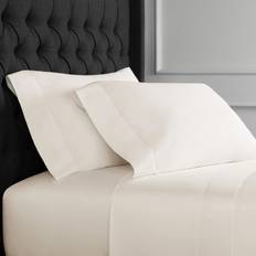 Polyester Hoeslakens Melange Hemstitch 1000 Easy Care Sheet Set