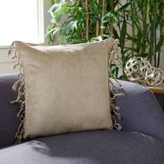 Scatter Cushions Safavieh Dandria Boho Fringe Tassel Complete Decoration Pillows Green, Pink (45.72x45.72cm)