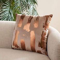 Safavieh Home Complete Decoration Pillows Brown, Bronze (45.72x45.72cm)