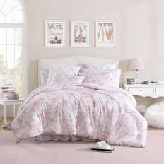 Bed Linen Laura Ashley Delphine Standard Bedspread Pink, Yellow, White