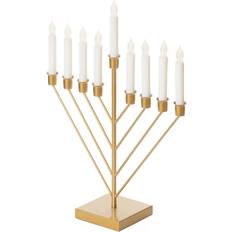 Indoor Lighting Candle Bridges Vintiquewise 9 Branch Chabad Judaic Candle Bridge