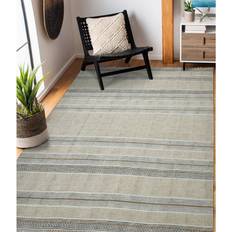 Amer Rugs Declan Briel Flatweave Fiber Cotton White, Natural, Brown