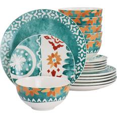 Orange Dinner Sets Spice by Tia Mowry Saffron Dinner Set