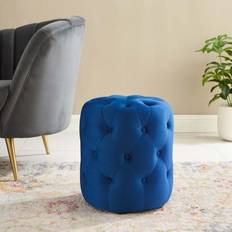 Blue Foot Stools modway Amour Button Ottoman-EEI-3778 Foot Stool