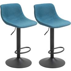 Chairs Homcom Swivel Bar Stool 2