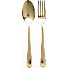 Yellow Serving Cutlery Vietri Settimocielo Oro Set Salad Server