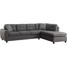 Gray Sofas Coaster Home Furnishings Living Room Sectional Grey Sofa 109.6" 4 Seater