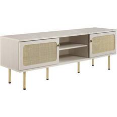 Modway White Benches modway ESTETICA FURNITURE Cambria TV Bench