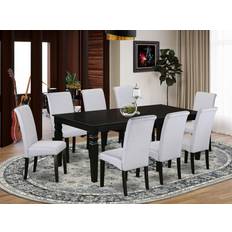 East West Furniture 9Pc Dining Set