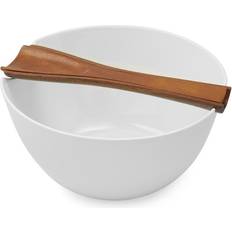 Lavado a mano Ensaladeras Nambe Quatro Salad Bowl & Server Set Ensaladera