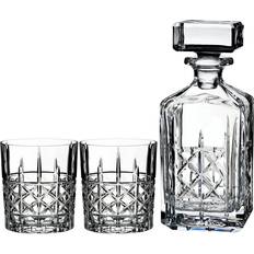 Marquis by Waterford Brady Decanter & Double Old Fashioned Glass Set Caraffa per Vino