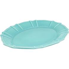 Turquoise Serving Dishes Euro Ceramica Chloe Scallop Serveringsfat