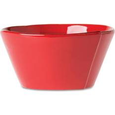 Ceramic Breakfast Bowls Vietri Italy Lastra Red Coupe Breakfast Bowl