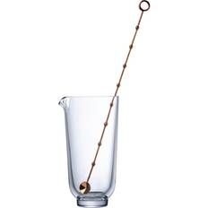 Transparent Ensembles de bar Nude Glass Hepburn Mixing with Stirrer Ensemble de bar