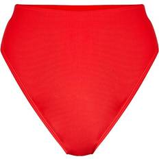 PrettyLittleThing Mix & Match High Waisted High Leg Bikini Bottoms - Red