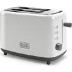 Tostapane Black & Decker BXTO820E 820W 2 Slot Larghi. 7 Livelli Di Tostatura