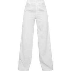 PrettyLittleThing Woven Double Belt Loop Suit Trousers - White