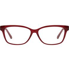 Briller & Læsebriller Max Mara MM5013 til Dame Rektangulære Rød Tilgængelige linser: Enkeltstyrkeglas Flerstyrkeglas