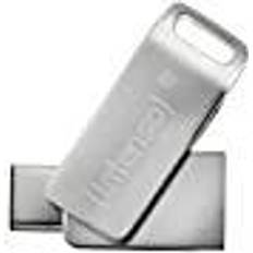 Intenso cMobile Line, 128 GB Dual USB-minne USB 3.2 Gen. 1x1 typ C, silver