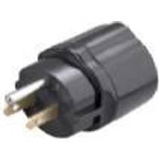 Adapter til usa Vivanco Reisestecker USA, Schuko Buchse USA Stecker