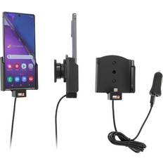 Kabel holdere Brodit Halter aktiv Samsung Galaxy Note20 5G mit USB-Kabel, Smartphone Halterung, Schwarz