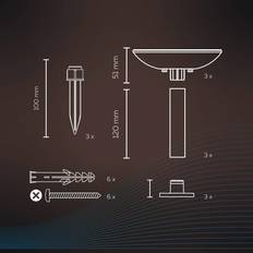 Calex Lamper Calex SMART UDENDØRS LYS 3 Bedlampe