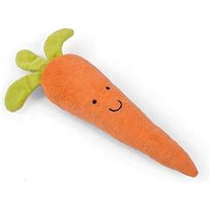 Furry Carrot Dog Toy