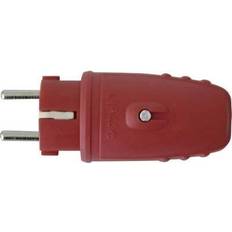 GAO N & L 17187 Safety plug Rubber 230 V Red IP44