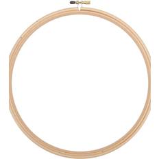 Embroidery Hoops & Frames Natural Wood Embroidery Hoop W/Round Edges 12"