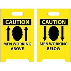 NMC Caution Men Working Above, Sign