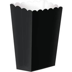 Amscan Paper Popcorn Boxes; 5.25"H x 2.5"W Black 12/Pack 5 Per Pack 370221.1