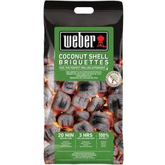 Carbones Weber Briquetas De Cáscara De Coco 4 kg