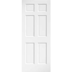 Doors EightDoors 32 1-3/8 6-Panel Solid Core White Primed Slab Interior Door (x78.7")