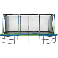 Trampoline Accessories Upper Bounce Mega Trampoline 10' X 17' Fiber Flex Enclosure System Easy Assemble