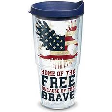 Freezer Safe Tumblers Tervis Home of the Free Because of the Brave Tumbler 24fl oz