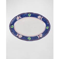 Vietri Melamine Campagna Oval Platter Fuente de servicio