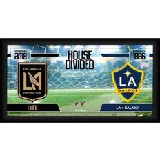 Galaxy vs LAFC vs LA Galaxy 10 x 20 House Divided Collage Framed Art
