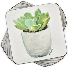 Pimpernel Succulents Collection Cork Backed Coaster