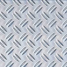 Alberts Kantoflex Chapa estriada (1.000 x 120 mm, Espesor: 1,5 mm, Aluminio, Brillante)