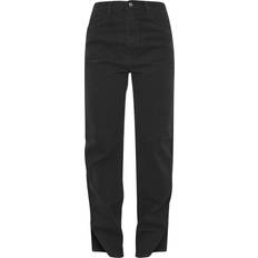 M - Slit Jeans PrettyLittleThing Split Hem Jeans - Washed Black