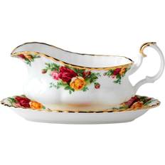 Blue Sauce Boats Royal Albert Old Country Roses 6" Sauce Boat