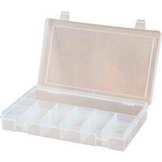 Tool Storage Durham Small Plastic Compartment Box SP13-CLEAR 13 Compartments 10-13/16"L x 6-3/4"W x 1-3/4"H Pkg Qty 10