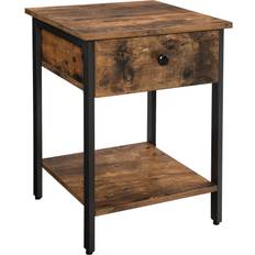 Vasagle Small Tables Vasagle End Rustic Brown Black Small Table