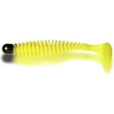 Black Cat Señuelo Shad Worm Jaune