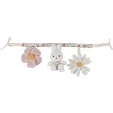 Tvättbar klädsel Barnvagnsleksaker Little Dutch Miffy Barnvagnshänge Vintage Flowers
