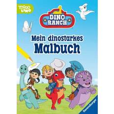 Kinder spielzeug ab 4 Ravensburger Ravensburger Dino Ranch Malbuch 24 Ausmalbilder für Kinder ab 4