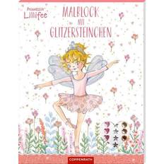 Libros para Colorear Coppenrath Prinzessin Lillifee Malblock mit Glitzersteinchen (5)