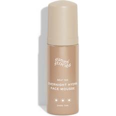 Sunny Stories Self Tan Overnight Hydra Face Mousse Light Tan 50ml