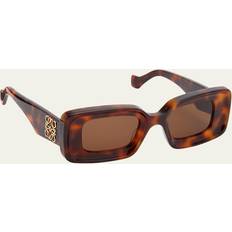 Loewe Tortoiseshell Rectangular DARK HAVANA