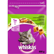 Whiskas Cibo Secco - Gatto Animali domestici Whiskas 1+ Agnello Crocchette Per Gatti - Set Ø 2 x 800 g